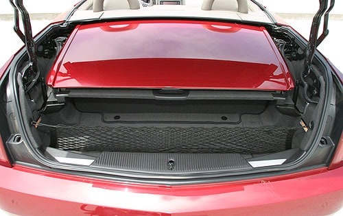 2004 Cadillac XLR interior CARGO