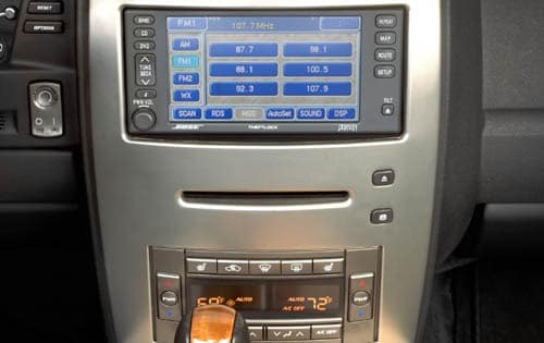 2004 Cadillac XLR interior CC