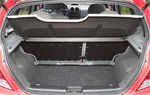 2005 Chevrolet Aveo interior CARGO