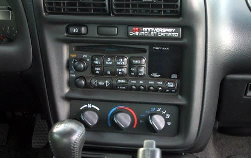 2002 Chevrolet Camaro interior CC