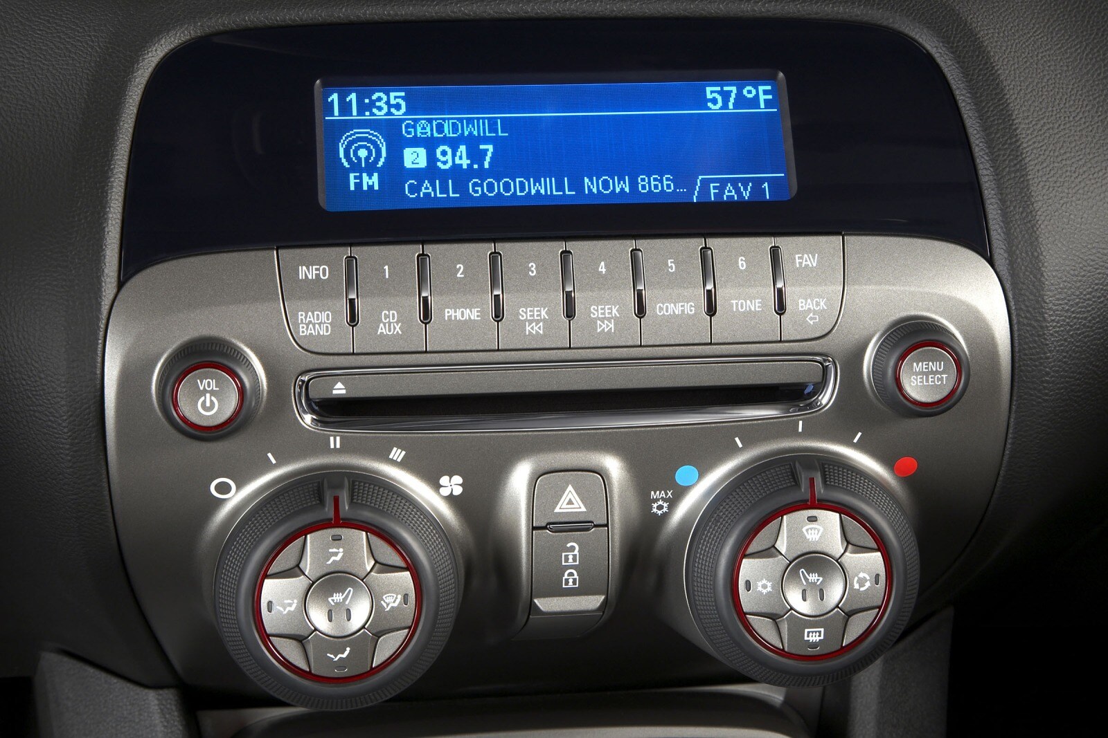 2013 Chevrolet Camaro interior CC