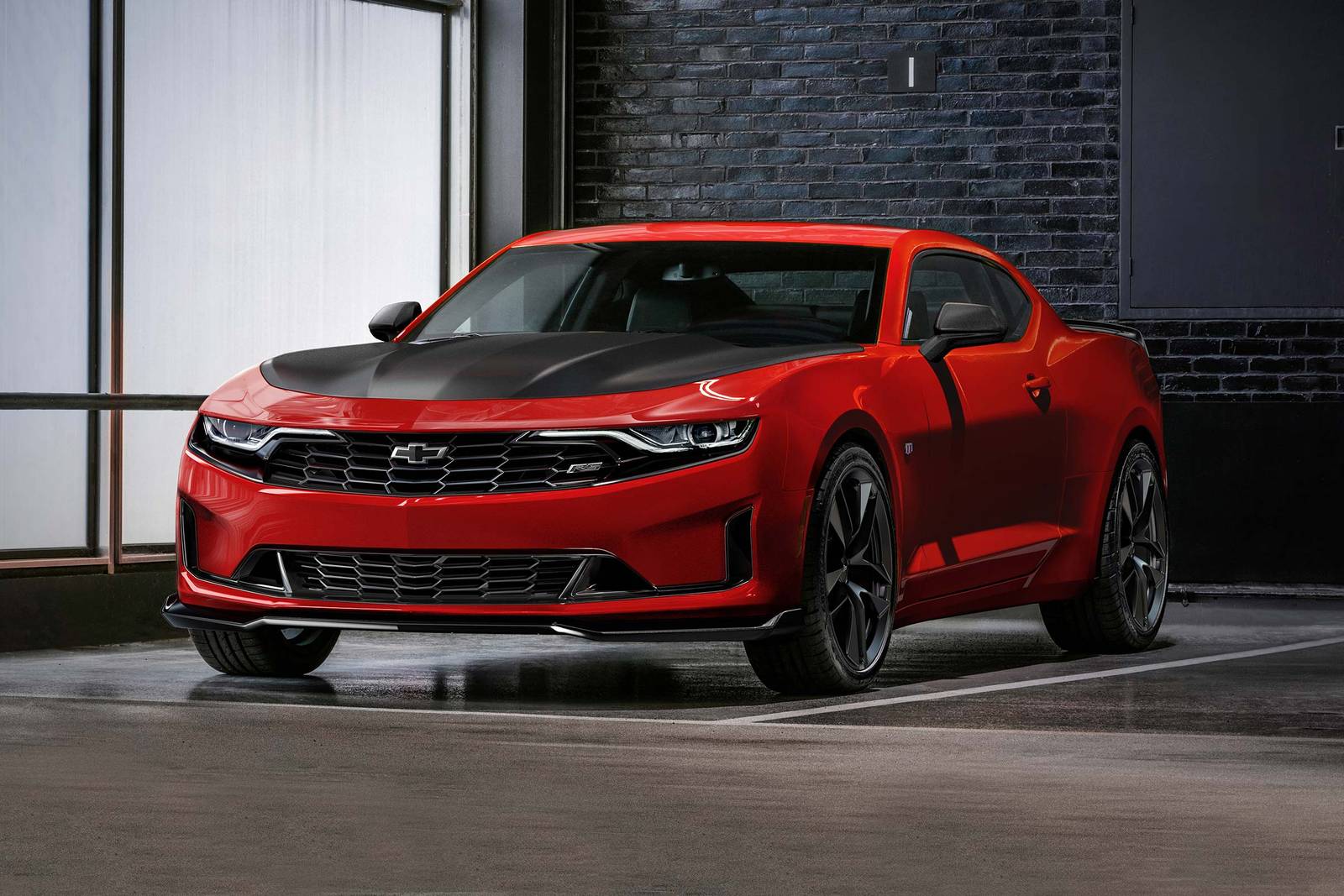 2019 Chevrolet Camaro 3LT Coupe Exterior. 1LE Package Shown.