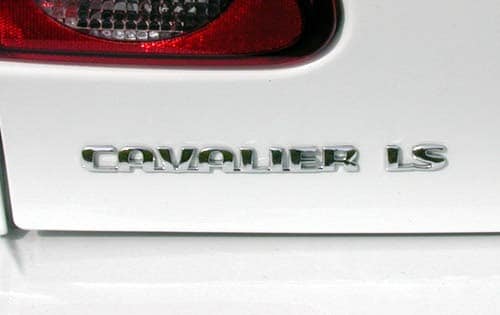2000 Chevrolet Cavalier exterior FBDG