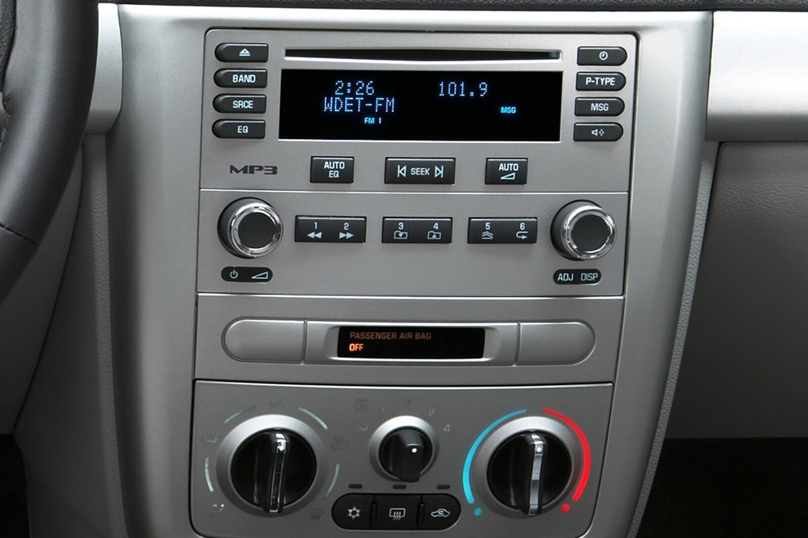 2007 Chevrolet Cobalt interior CC