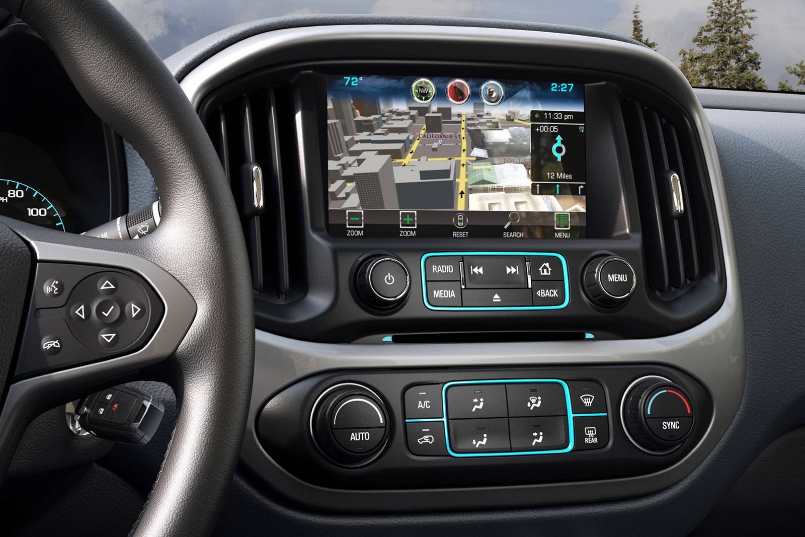 2020 Chevrolet Colorado interior NAVSYS
