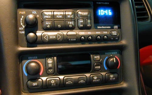 2001 Chevrolet Corvette interior CC
