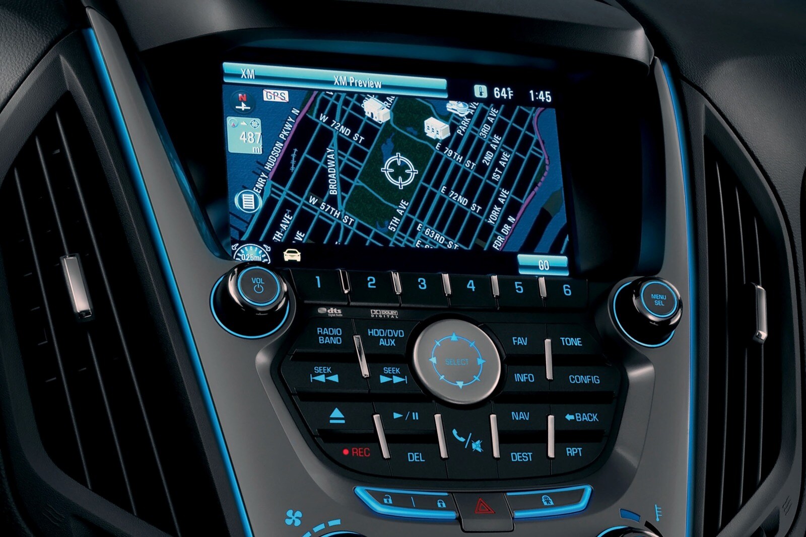 2012 Chevrolet Equinox interior NAVSYS