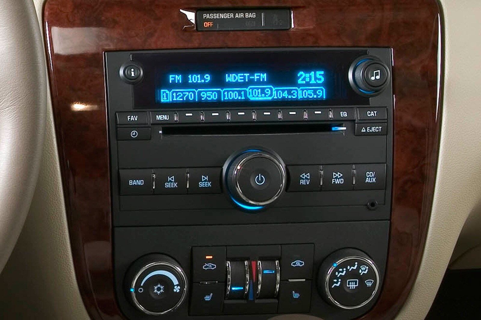 2008 Chevrolet Impala interior CC