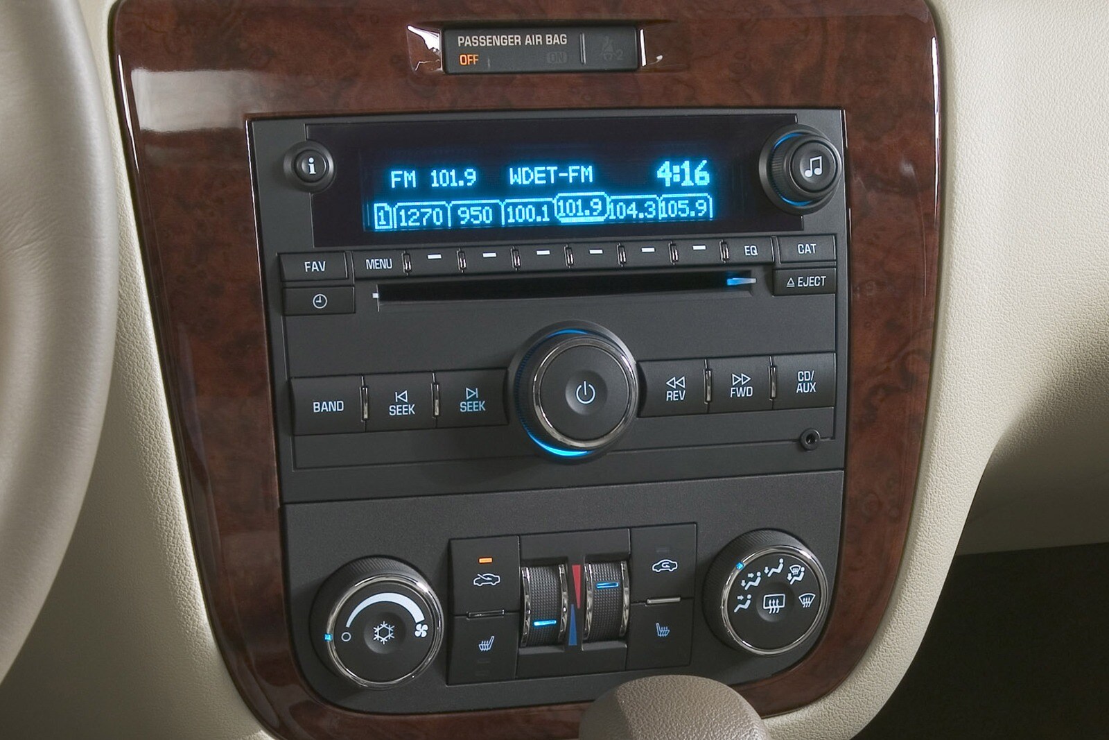 2009 Chevrolet Impala interior CC