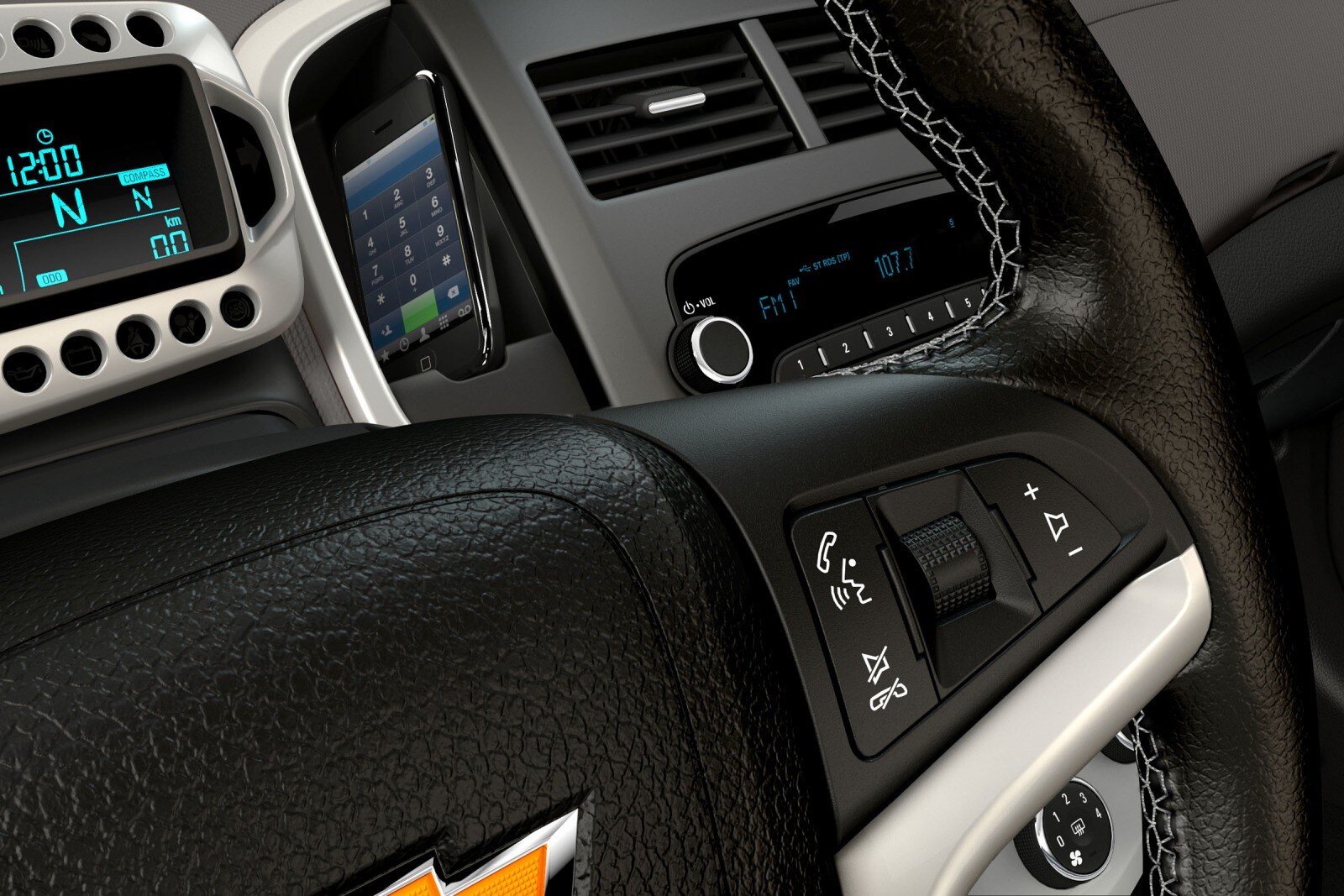 2012 Chevrolet Sonic interior SWD