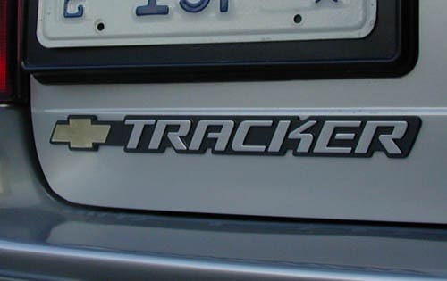 2001 Chevrolet Tracker exterior FBDG