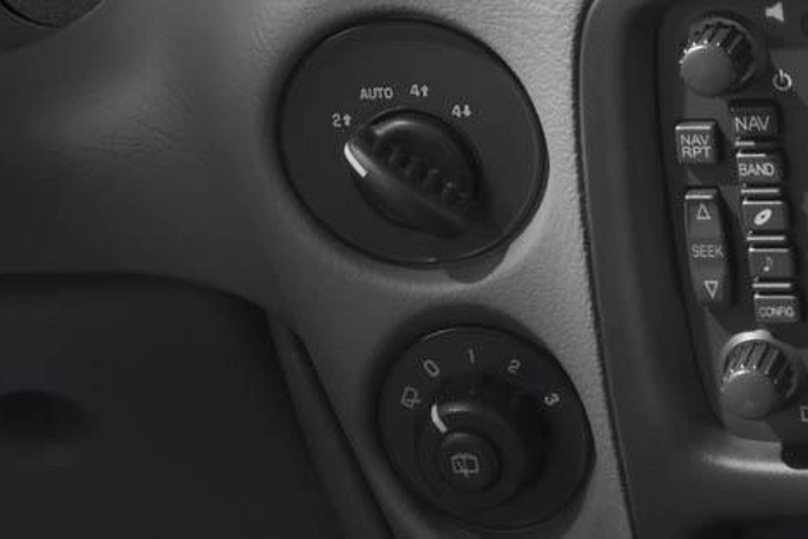2009 Chevrolet TrailBlazer interior DETAIL