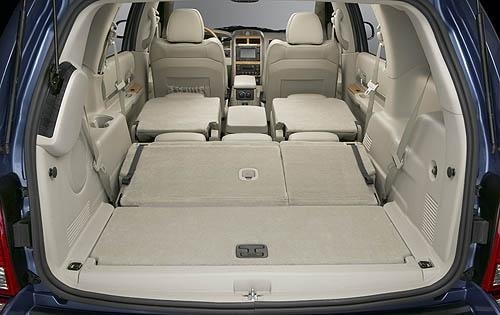 2008 Chrysler Aspen interior CARGO