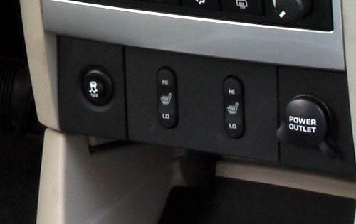 2004 Dodge Durango interior DETAIL