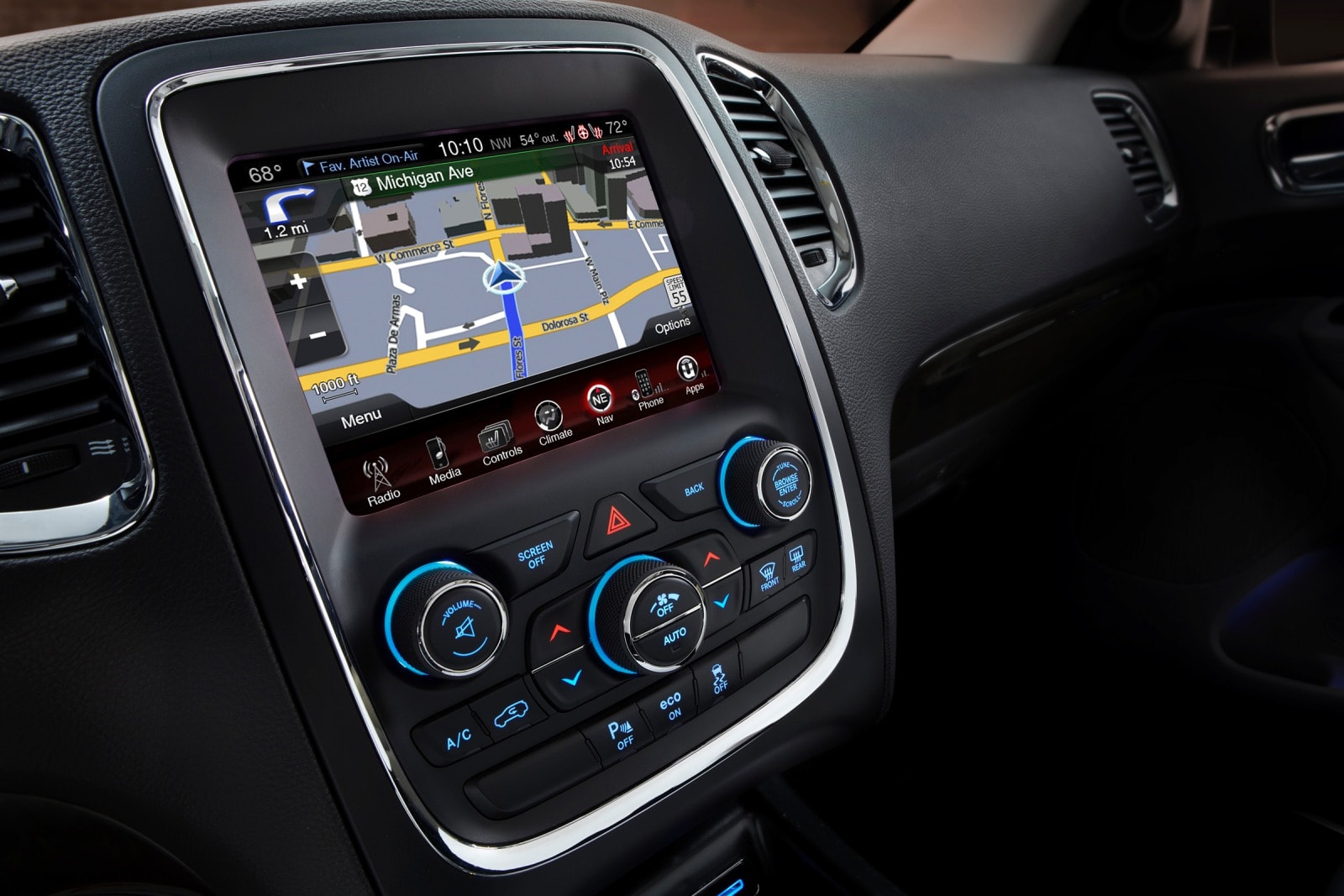 2014 Dodge Durango interior NAVSYS