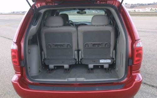2001 Dodge Grand Caravan interior CARGO