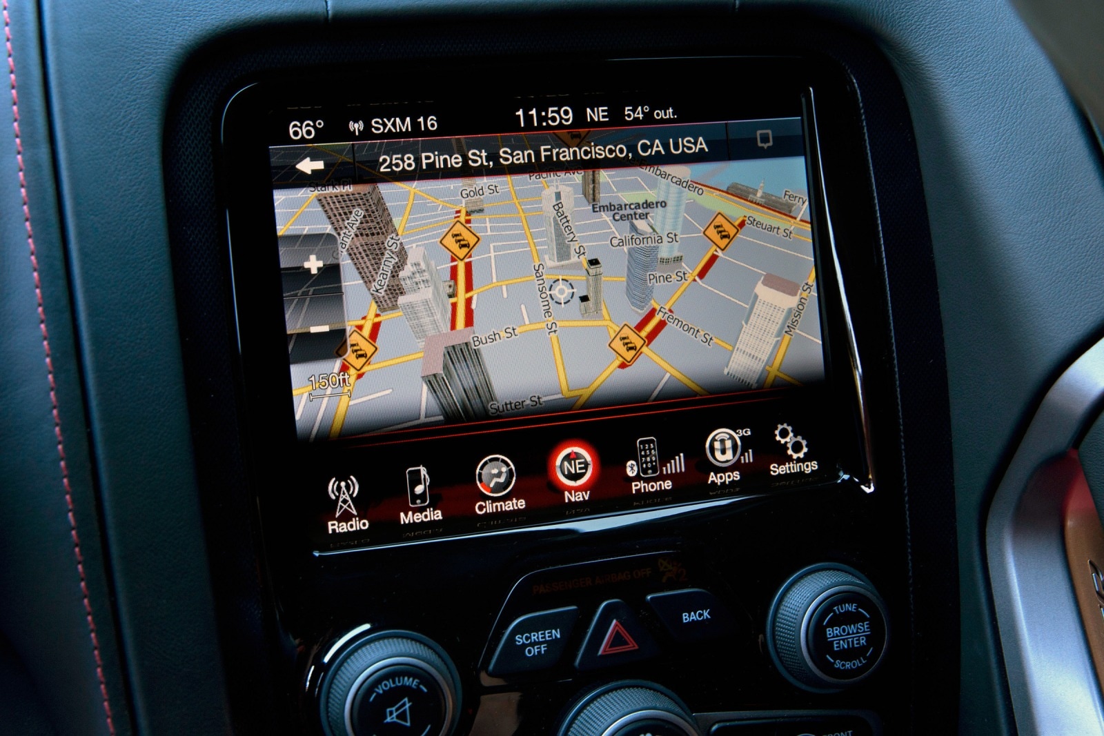 2014 Dodge SRT Viper interior NAVSYS