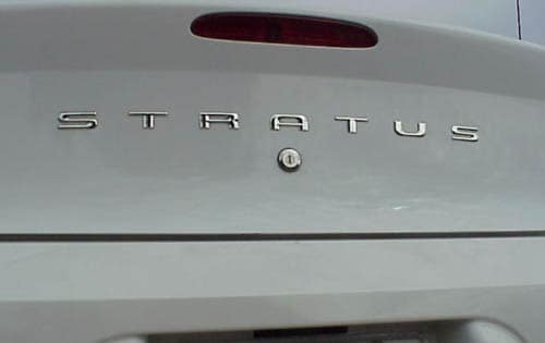 2001 Dodge Stratus exterior FBDG
