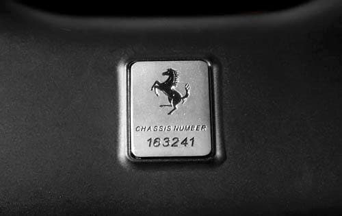 2010 Ferrari 458 Italia interior DETAIL