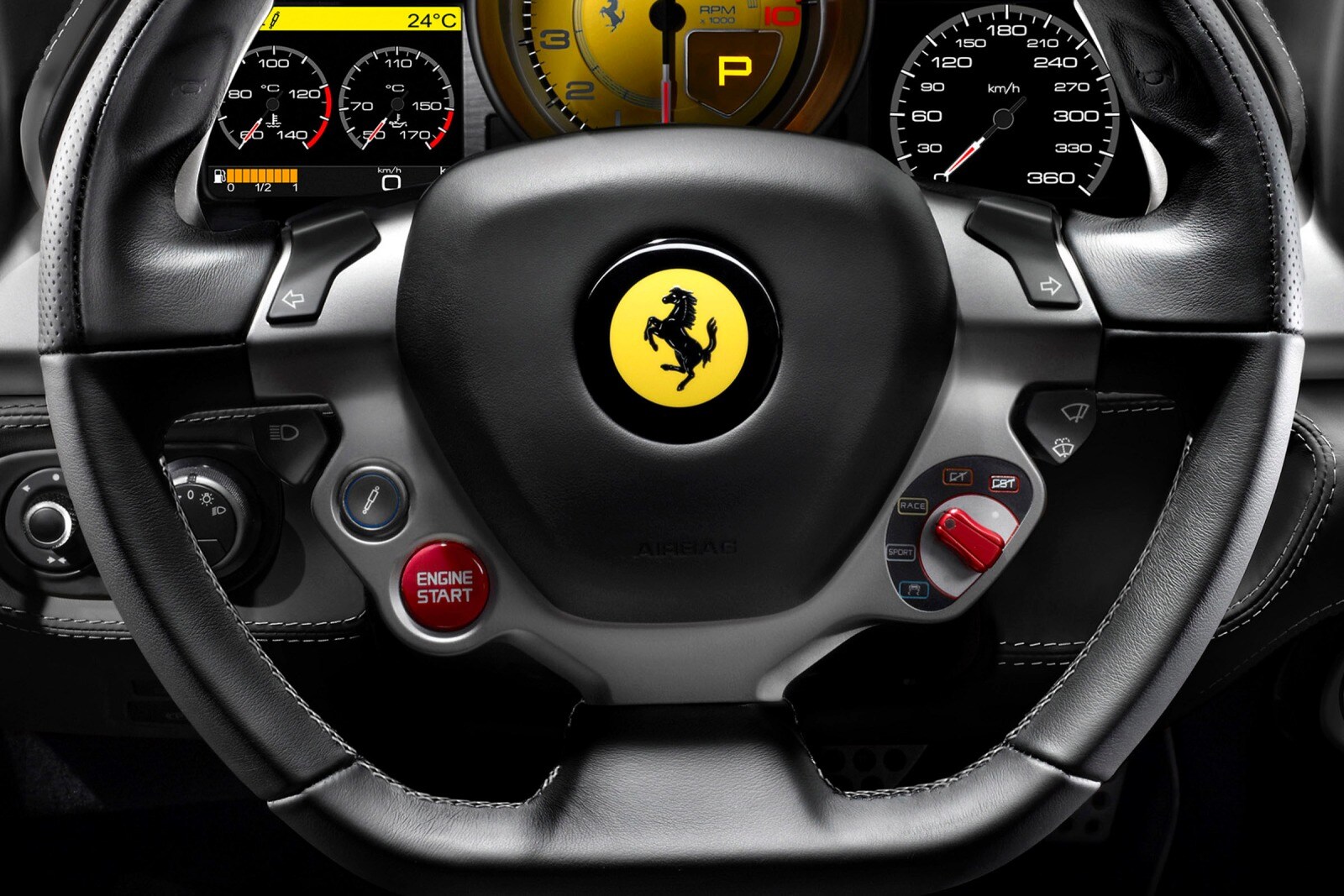 2011 Ferrari 458 Italia interior SWD