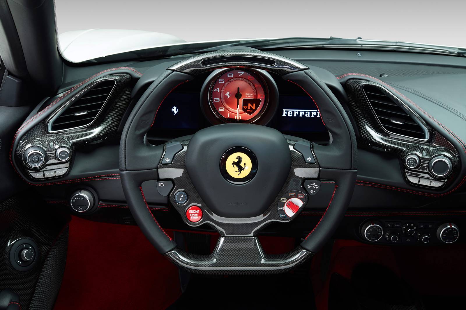 2016 Ferrari 488 interior SWD