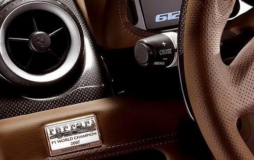 2008 Ferrari 612 Scaglietti interior DETAIL