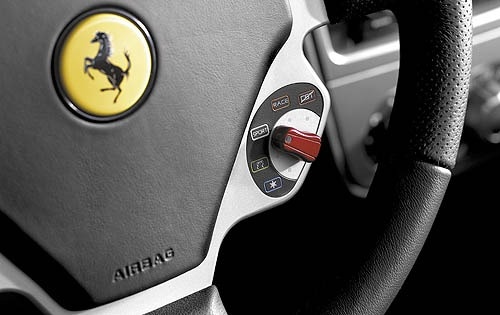 2006 Ferrari F430 interior DETAIL