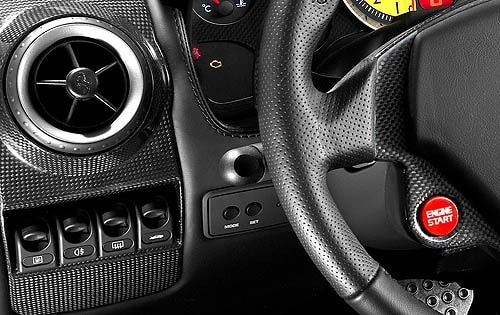 2006 Ferrari F430 interior DETAIL