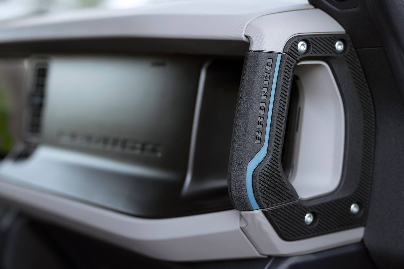 2022 Ford Bronco interior DETAIL