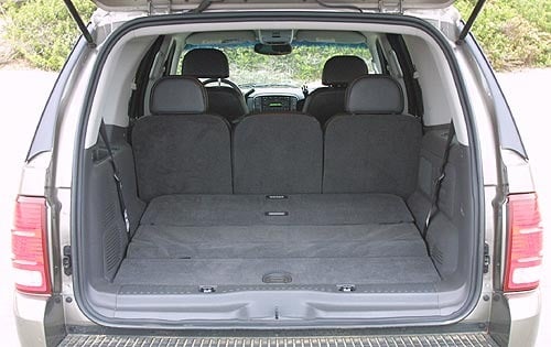 2002 Ford Explorer interior CARGO