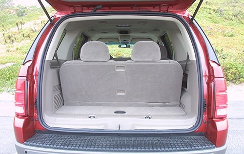 2002 Ford Explorer interior CARGO