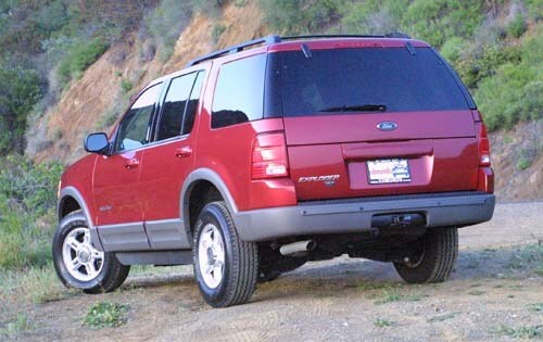 2002 Ford Explorer interior CARGO