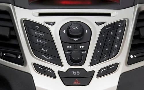 2011 Ford Fiesta interior CC