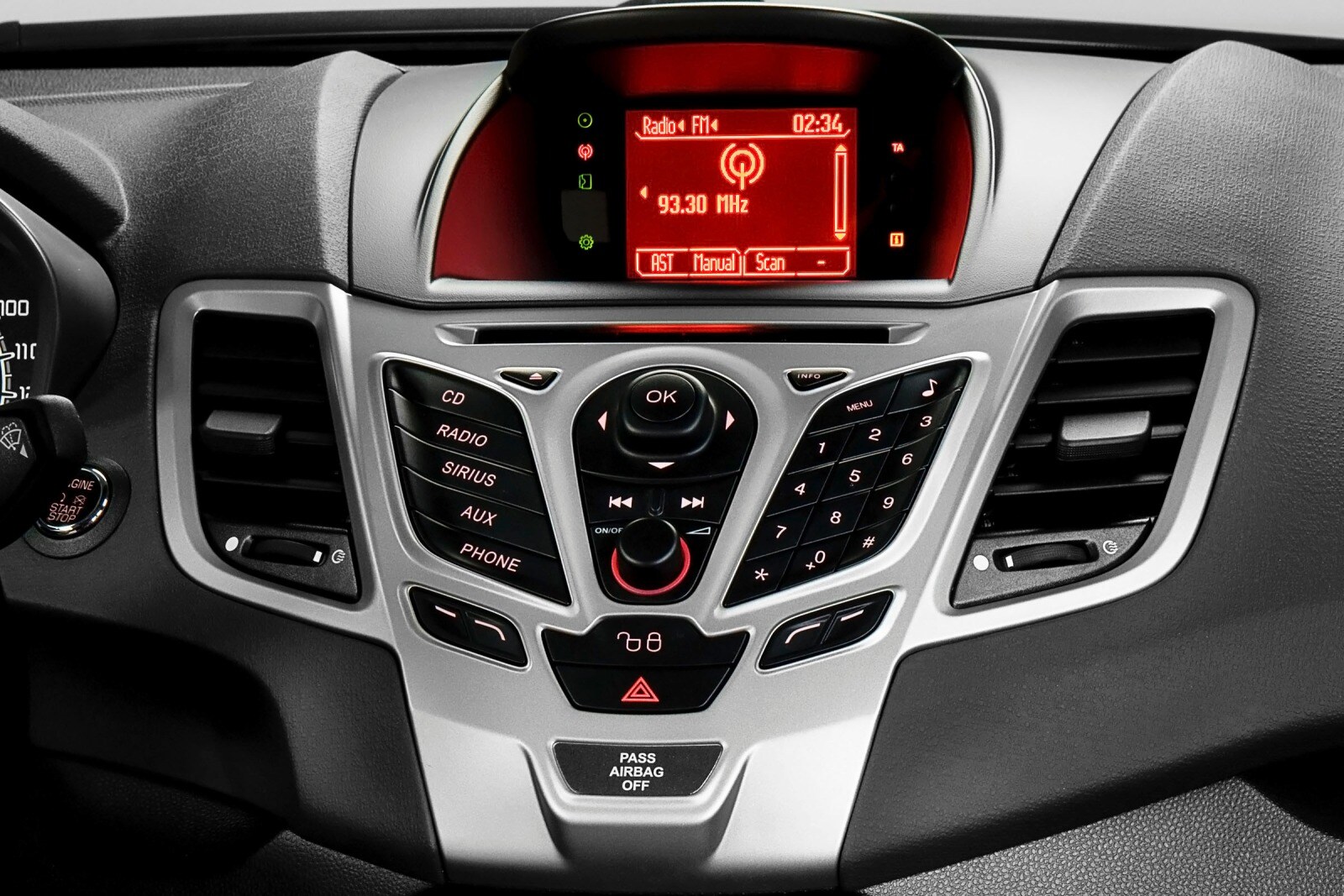 2013 Ford Fiesta interior CC