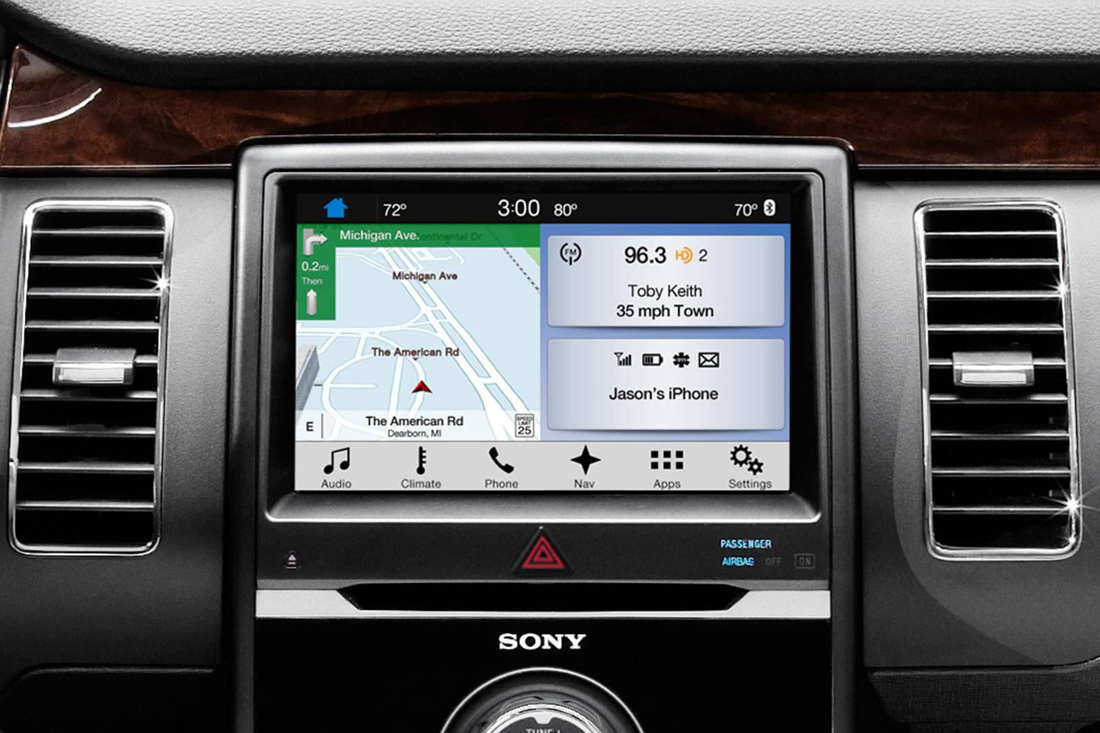 2018 Ford Flex interior CC