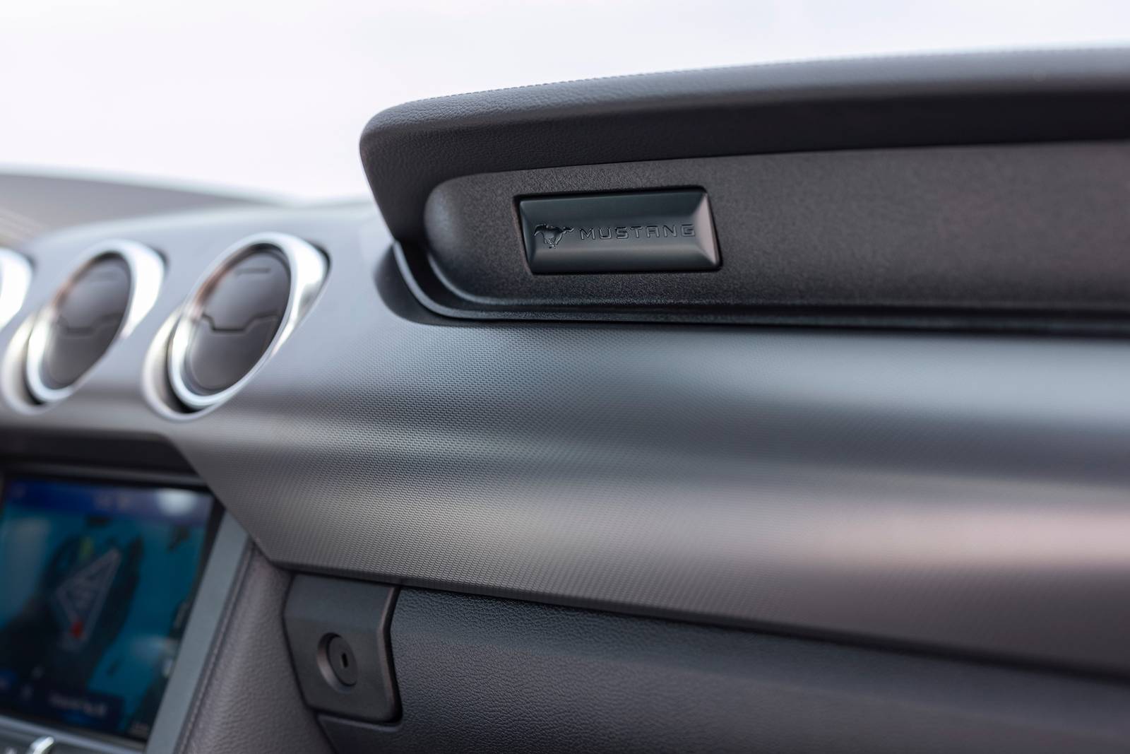 2022 Ford Mustang front safety DETAIL