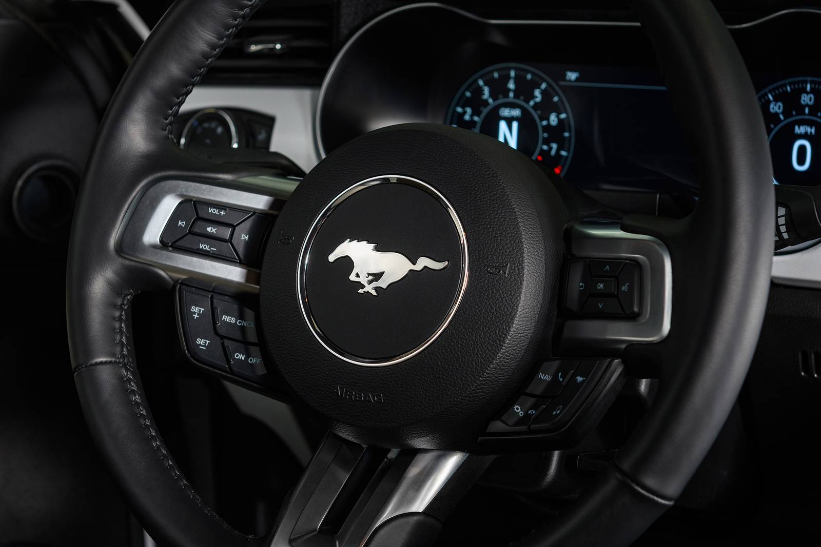 2022 Ford Mustang front safety DETAIL