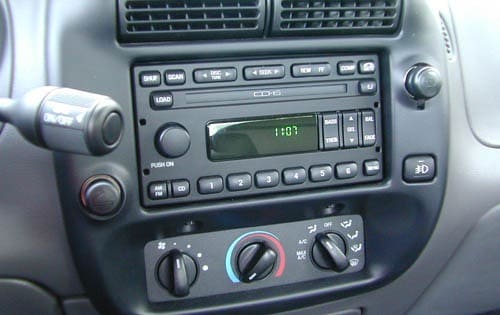 2001 Ford Ranger interior CC