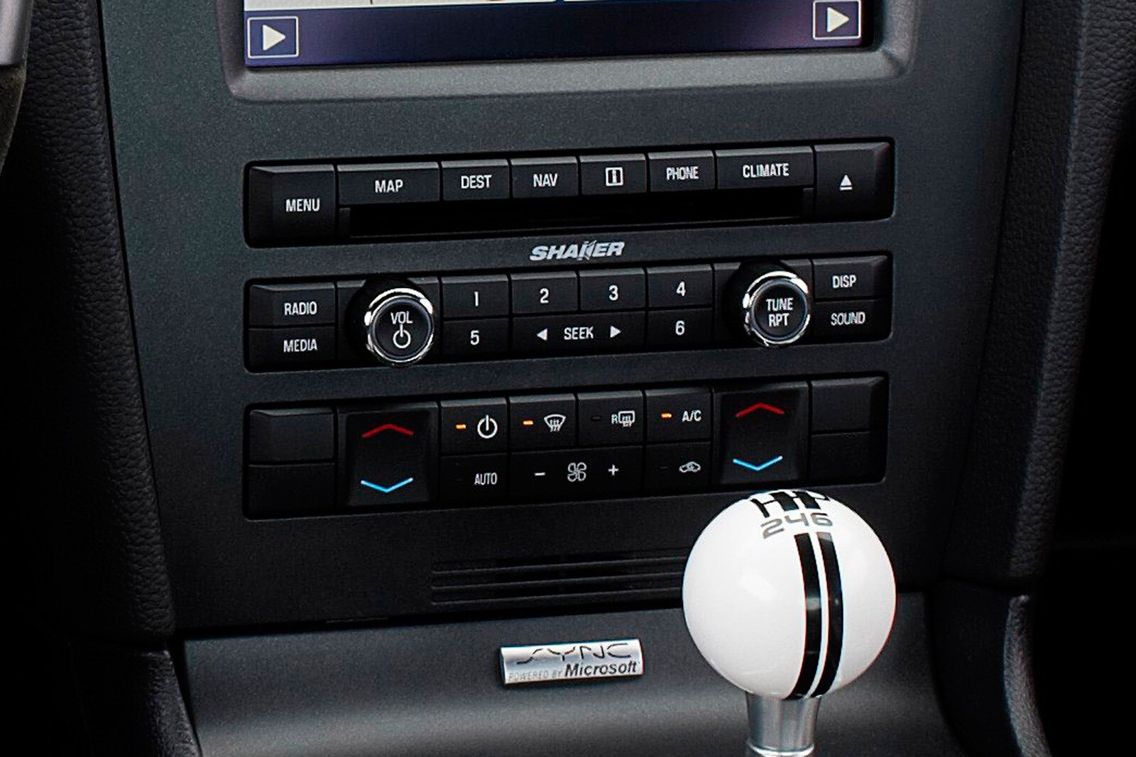 2010 Ford Shelby GT500 interior CC