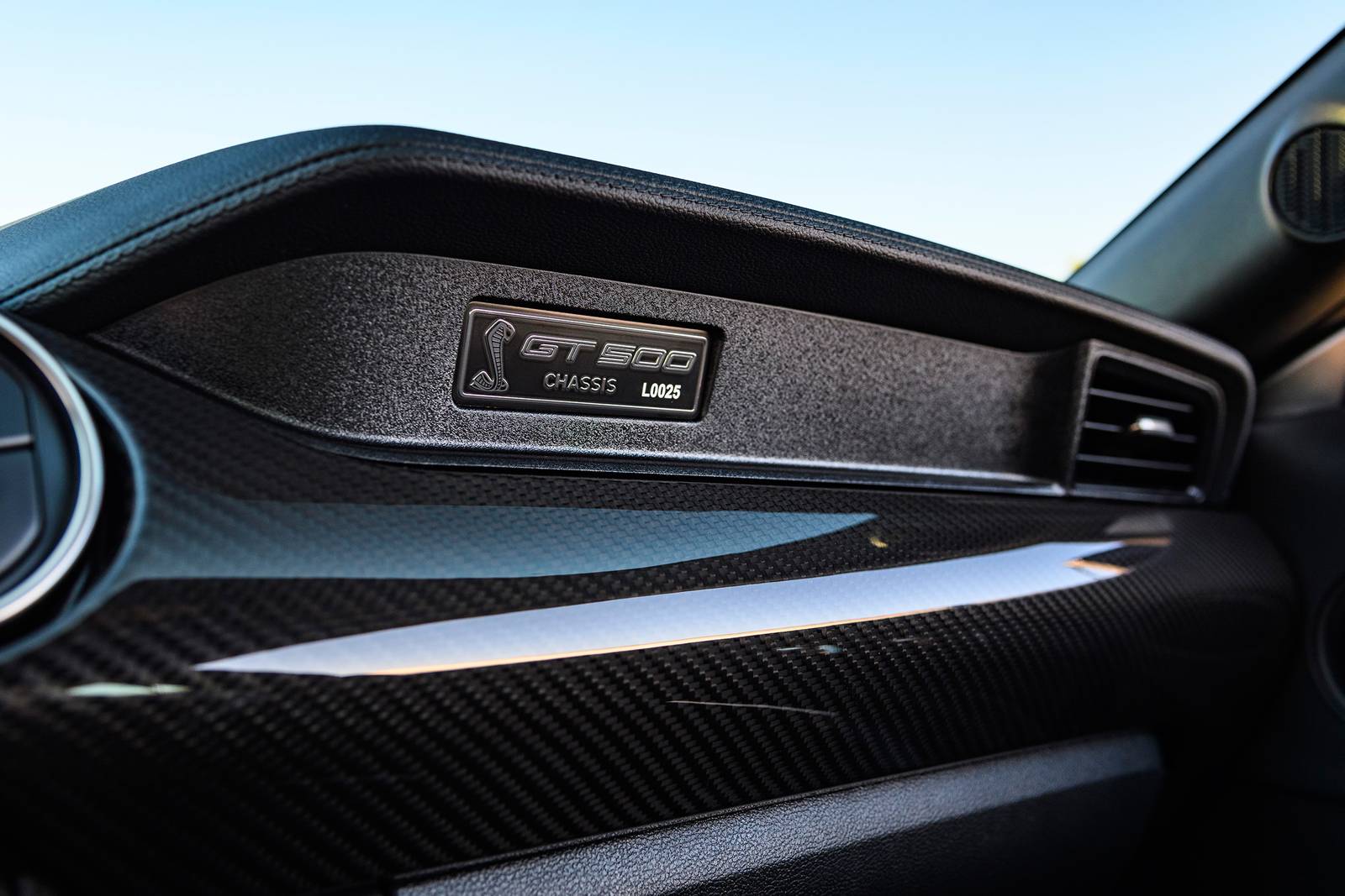 2020 Ford Shelby GT500 interior DETAIL