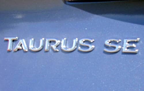 2000 Ford Taurus exterior FBDG