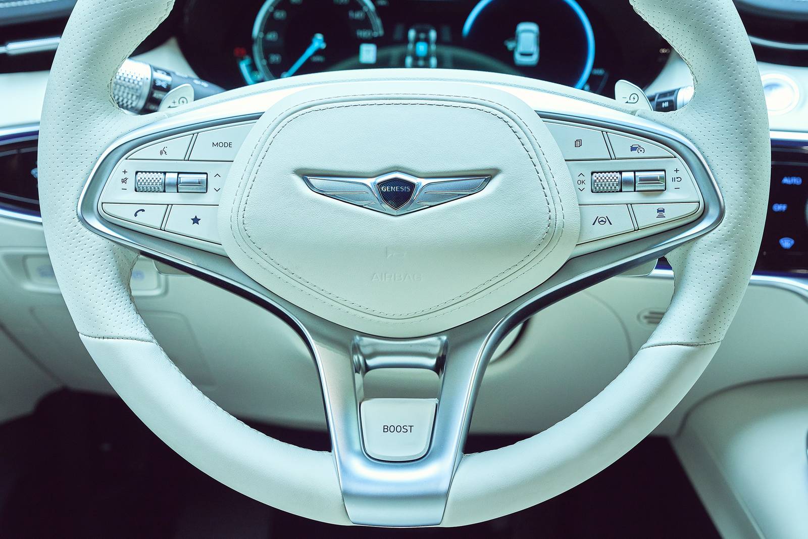 2024 Genesis Electrified GV70 interior AUXCTRL