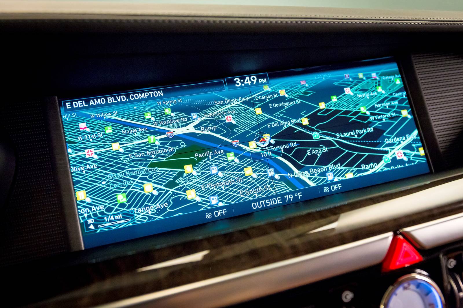 2017 Genesis G90 interior NAVSYS