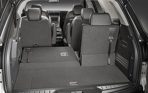 2008 GMC Acadia interior CARGO