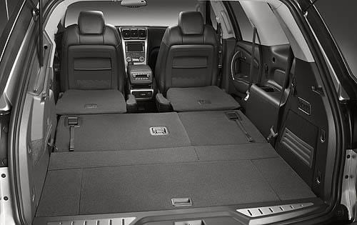 2009 GMC Acadia interior CARGO