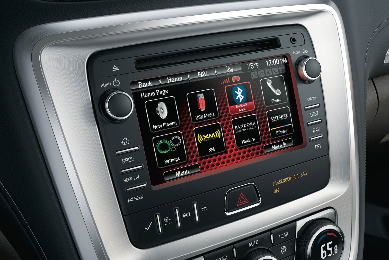 2016 Gmc Acadia interior NAVSYS