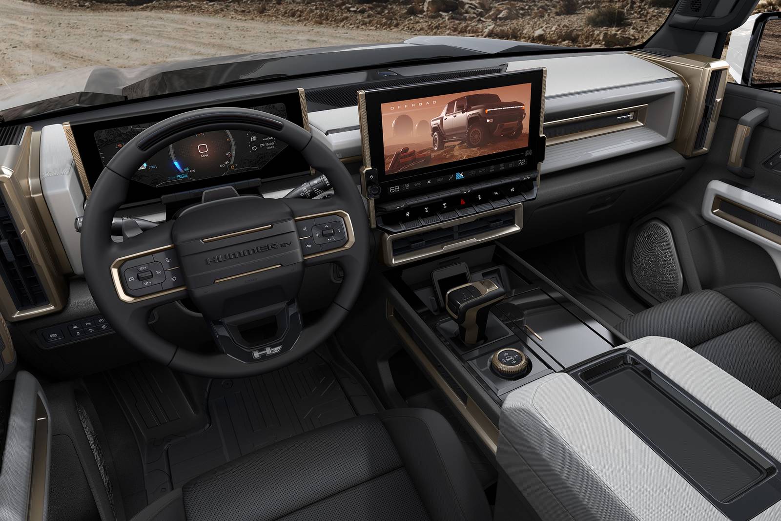 2022 GMC HUMMER EV interior D