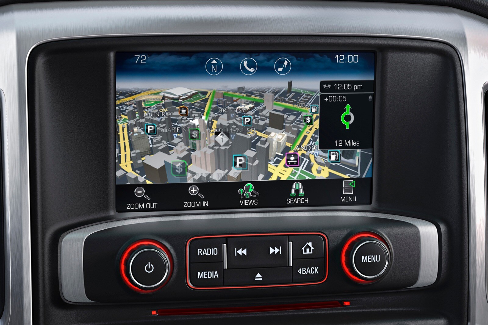 2014 Gmc Sierra interior NAVSYS