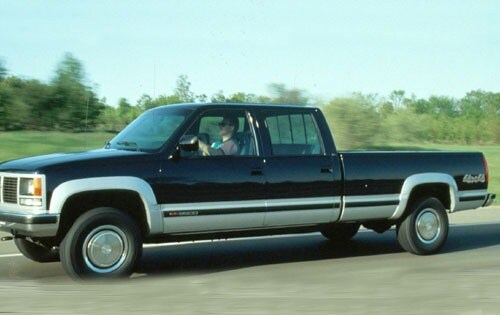 1993 GMC Sierra 3500 4 Dr K3500 SLE 4WD Crew Cab LB
