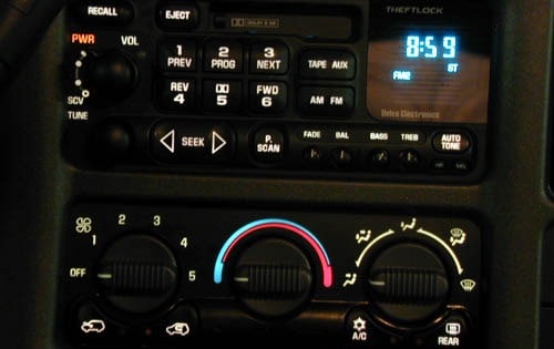 2001 GMC Sierra C3 interior CC